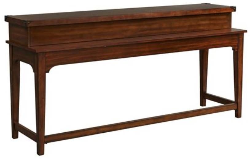 Liberty Furniture Aspen Skies Russet Brown Console Table