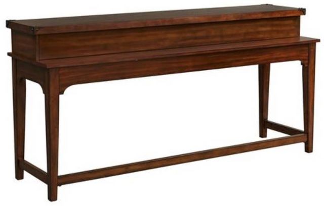 Liberty Furniture Aspen Skies Russet Brown Console Table-0