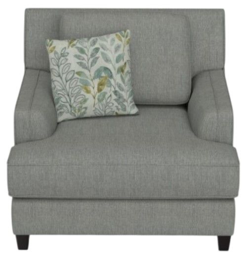 Corinthian Furniture Beldam Chrome Accent Chair