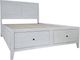 Jofran Inc. Maxton 4-Piece Ivory Queen Panel Storage Bedroom Set-3