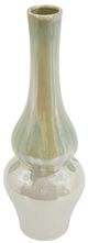 A & B Home Blue/Green/Taupe Remy Reactive Glaze Ceramic Vase-0