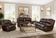 Corinthian Furniture Ranger Chocolate Headrest Reclining Sofa-1