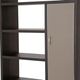 Michael Amini® 21 Cosmopolitan™ Pebble Grain Taupe/Umber Right Bookcase-2