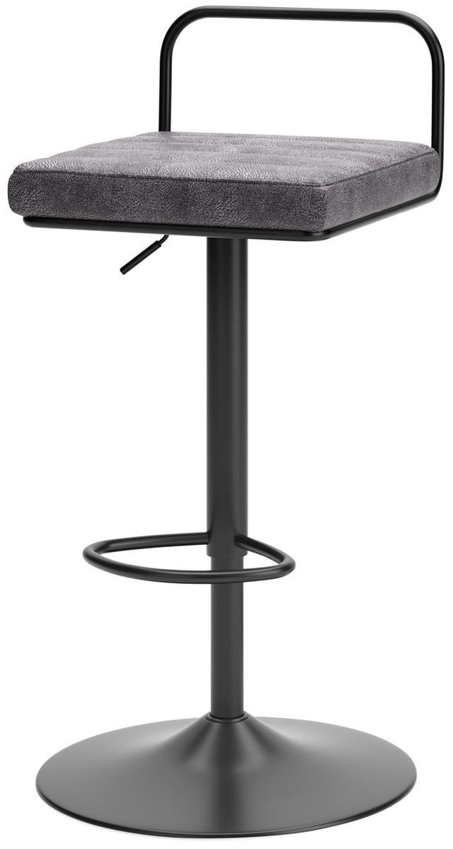 Signature Design by Ashley® Strumford Gray/Black Bar Stool-0