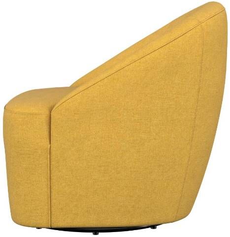 Coaster®  Leon Black/Mustard Yellow Swivel Chair -3