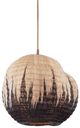 Currey & Company Comme Des Paniers Black/Khaki Orb Pendant Lighting-0