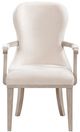 Homelegance® Lofton Ivory/Light Gray Dining Arm Chair-1
