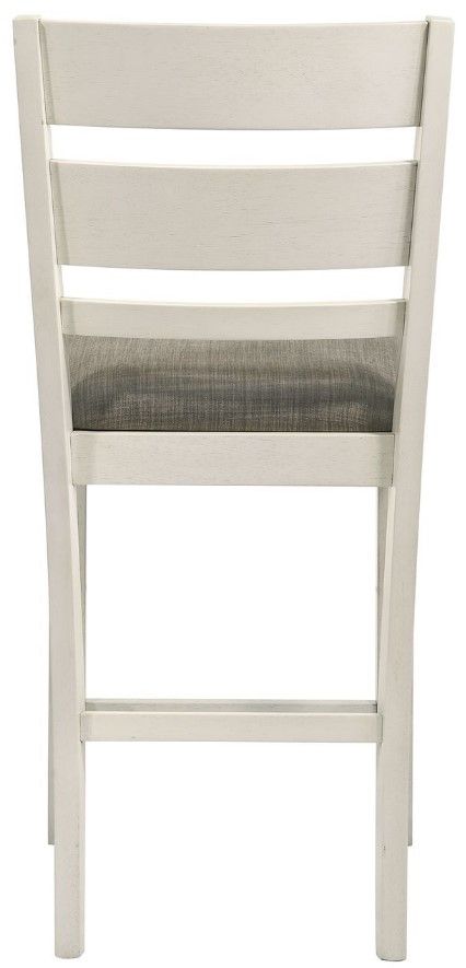 Liberty Furniture Brook Bay Gray/Textured White Counter Height Chair-4