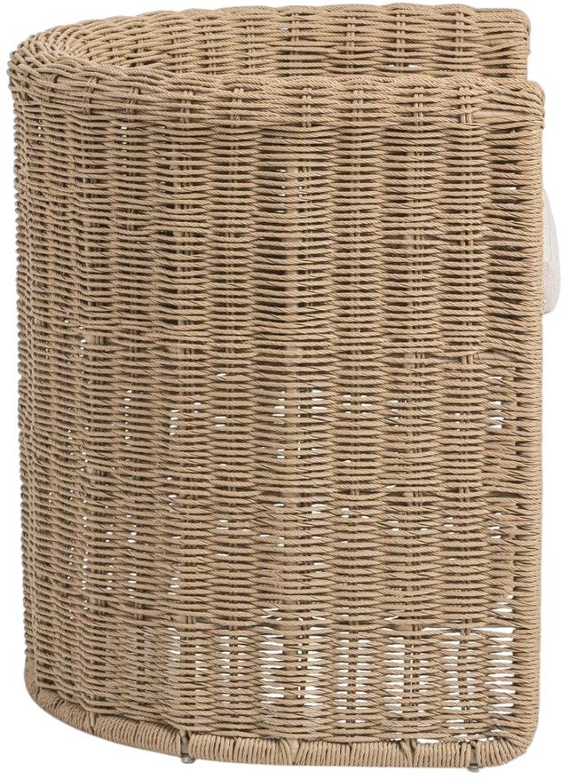 Classic Home Rami Natural Wicker Outdoor Dining Chair-3