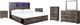 Signature Design by Ashley® Drystan 6-Piece Brown King Storage Bookcase Bed Set-0