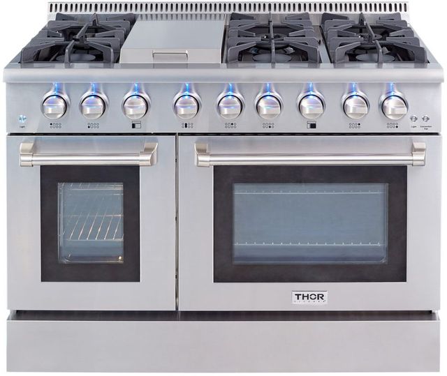 Thor Kitchen® 4 Piece Stainless Steel Gas Kitchen Package-3