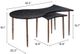 Zuo® Modern Norden 2-Piece Black/Bronze Coffee Table Set-1