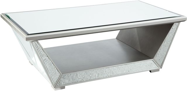 Signature Design by Ashley® Fanmory 3-Piece Silver Finish Living Room Table Set-1