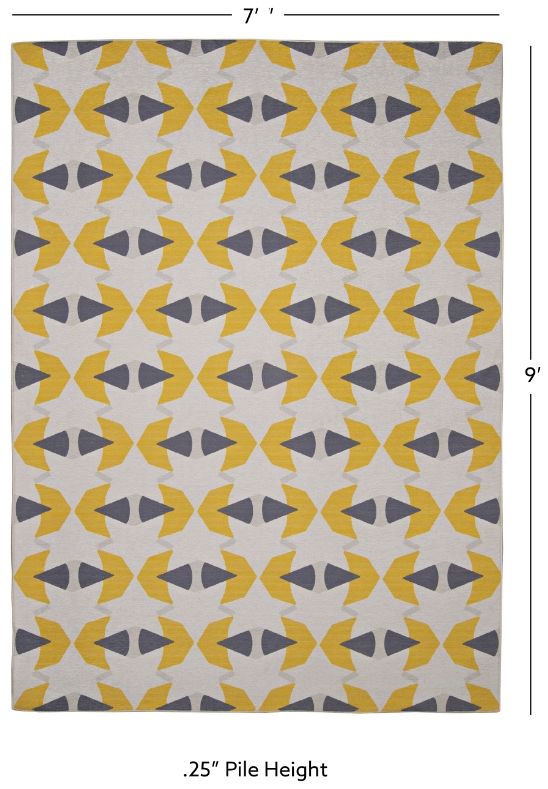Linon Hialeah 7'x9' Area Rug-1