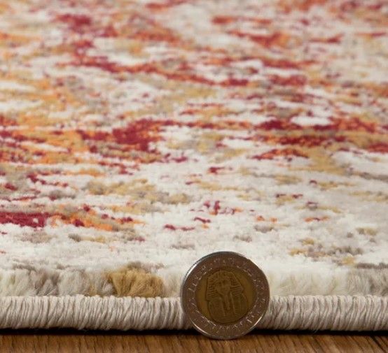 KAS Rugs Heritage Ivory/Rust Anna 5'x8' Area Rug-2