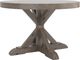 Canadel Customizable Loft Weathered Grey Washed Round Wood Table-0