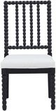 Forty West Bryce Black/Washable White Side Chair-2