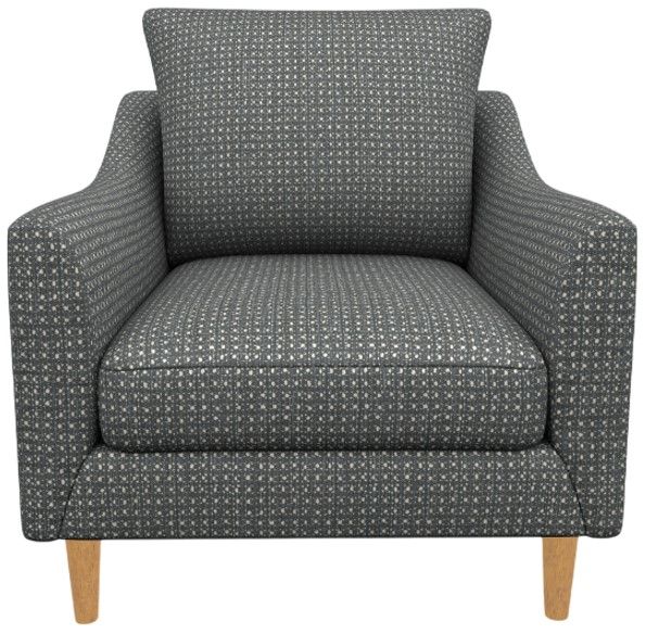 Best® Home Furnishings Customizable Smitten Accent Chair with Honey Birch Legs-1