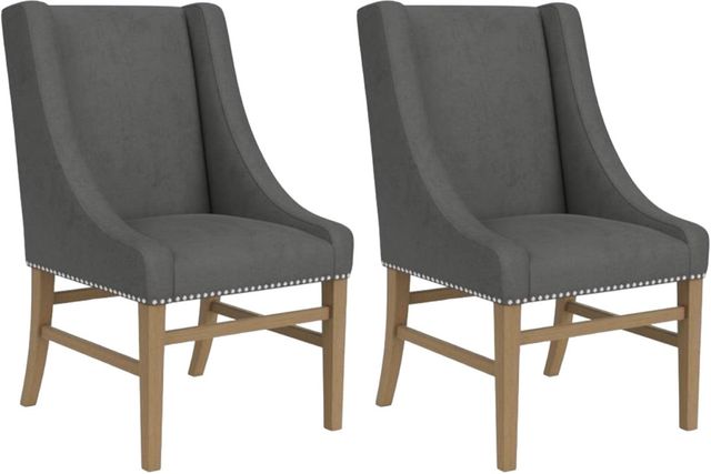 Riverside Furniture Mix-N-Match Chairs 2-Piece Slate Host Upholstered Chair Set-0