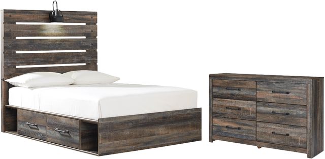 Signature Design by Ashley® Drystan 2-Piece Multi Full Panel Storage Bed Set-0