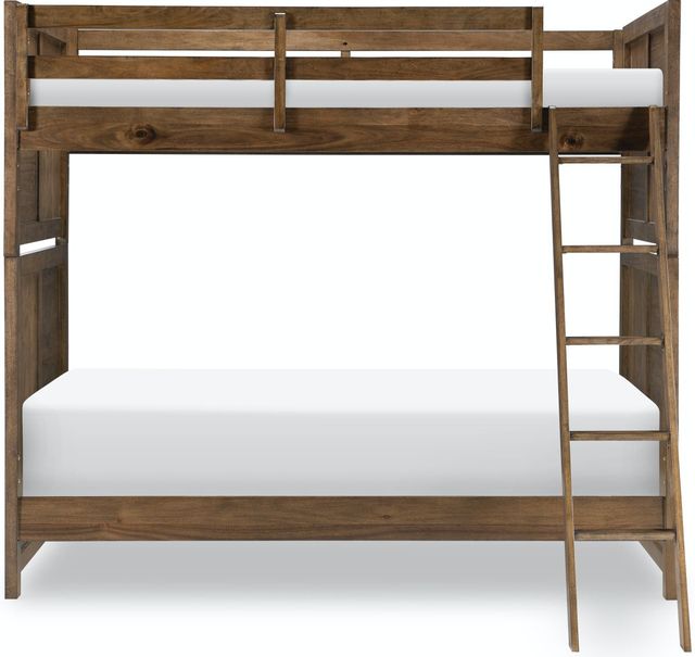 Legacy Kids Teen Summer Camp Tree House Brown Twin/Twin Bunk Bed-2