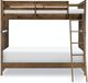 Legacy Kids Teen Summer Camp Tree House Brown Twin/Twin Bunk Bed-1
