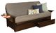 Kodiak Furniture Phoenix Marmont Thunder/Espresso Full Futon with Mattress and Storage Drawers-0