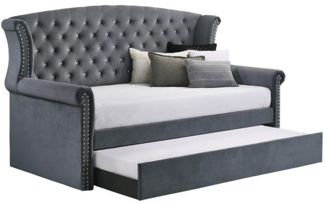 Coaster® Scarlett Upholstered Tufted Twin Daybed with Trundle-0