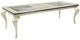 Michael Amini® Hollywood Swank Glass Top Rectangular Dining Table with Pearl Caviar Base-1