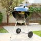 Weber® Master-Touch 24" Black Freestanding Charcoal Grill-1