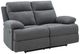 Signature Design by Ashley® Side-Swipe Charcoal Manual Reclining Loveseat-0