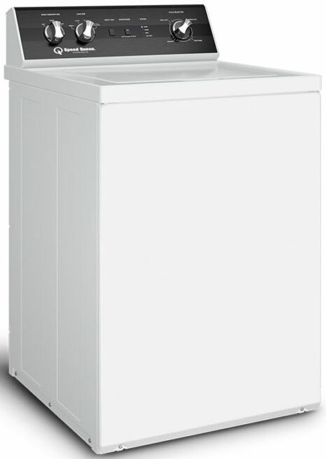 Speed Queen® White Top Load Washer & Electric Dryer Laundry Pair-3