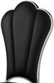 ACME Furniture Cyrene Black/Chrome Dining Side Chair -3
