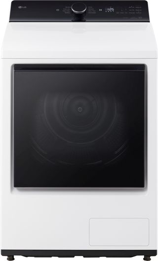 LG 7.3 Cu. Ft. Alpine White Heat Pump Electric Ventless Dryer with EasyLoad™ Door and AI Sensing