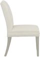 Fairfield® Customizable Entree Dining Camel Short Back with Button Side Chair with Sheer Dove Legs-2