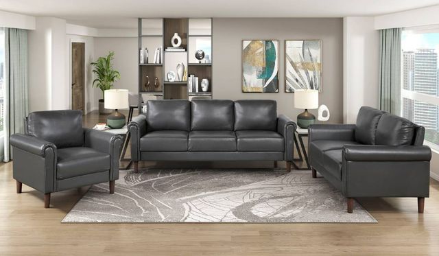 Homelegance® Hector Dark Gray Sofa-1