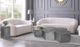 Meridian Furniture Hexagon Brushed Chrome Coffee Table-1