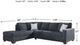 Signature Design by Ashley® Altari 2-Piece Slate Left-Arm Facing Sectional and Chaise-3