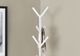 Monarch Specialties Inc. 70" White Metal Coat Rack-3