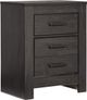 Signature Design by Ashley® Brinxton 5-Piece Charcoal Full Panel Bed Set-4