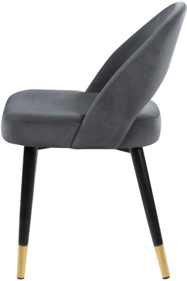 Coaster® Lindsey 2-Piece Grey Arched Back Upholstered Side Chairs-2