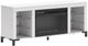 Signature Design by Ashley® Brollevi Matte White TV Stand with Electric Fireplace-4