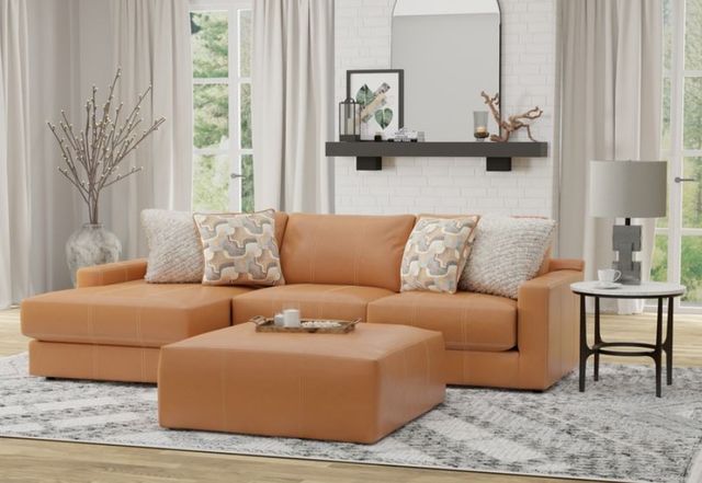 Jackson Furniture Minori 3-Piece Whiskey Left-Arm Facing Sectional with Ottoman-1