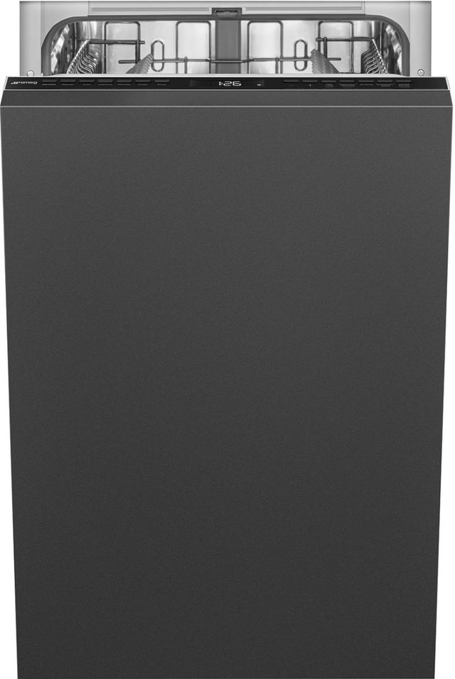 Smeg 18" Black Top Control Built-In Dishwasher -0