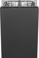 Smeg 18" Black Top Control Built-In Dishwasher -0