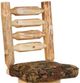 Best Craft Furniture Customizable RRP31 30" Swivel Bar Stool with Rustic Red Pine Frame-1