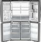 GE Profile™ 36 in. 22.9 Cu. Ft. Fingerprint Resistant Stainless Steel Counter Depth French Door Refrigerator-1