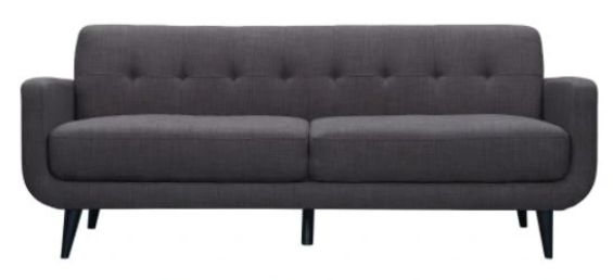 Elements International Hadley Charcoal Sofa-1