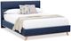 Fashion Bed Group Rochelle Royal Blue 40" King Bed -1