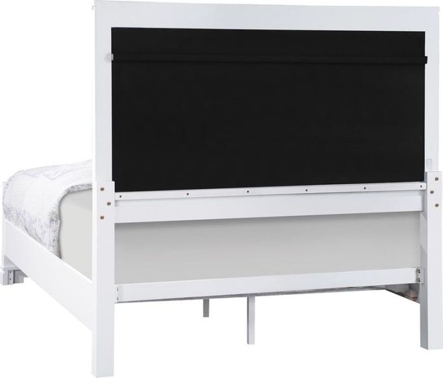 Coaster® Eleanor White Upholstered Bed-2